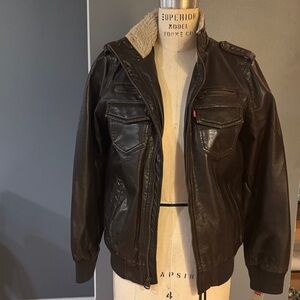 Levi's Dark Brown Bomber Jacket
